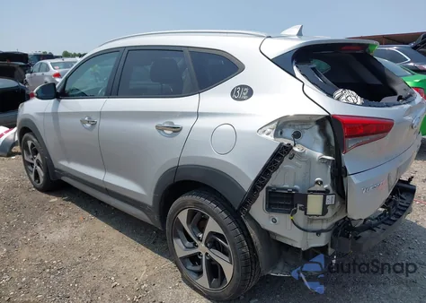 2017 Hyundai Tucson Limited z USA, uszkodzony, nr VIN KM8J3CA23HU295687